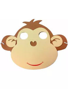 Opičí maska pro děti