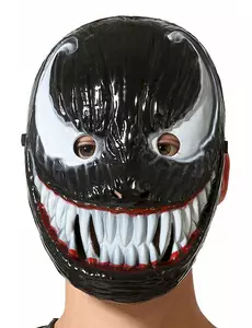 Černo-bílá maska Symbiote pro dospělé