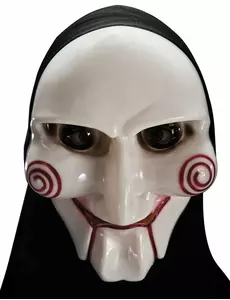 Psychopatická maska vraha s kapucí pro dospělé
