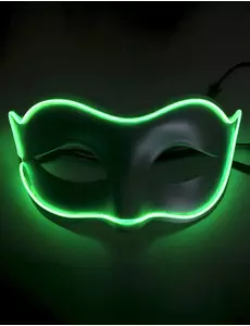 LED neonová benátská maska pro dospělé
