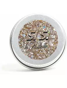 Stříbrné metalické biologicky rozložitelné flitry Runway – Yes, yes, sequins