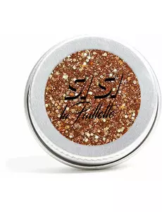 Metalicky oranžový biologicky rozložitelný třpyt – Yes, yes, glitter