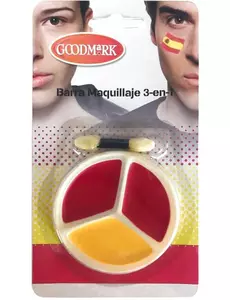Španělsko – fanouškovská líčicí paleta