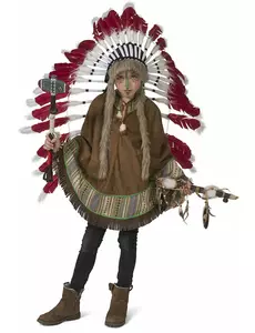 Dětské indiánské pončo