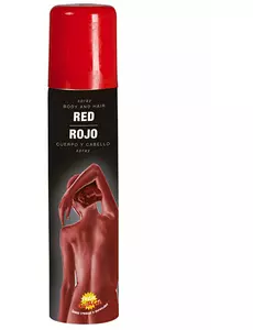 Červený tělový sprej 75 ml