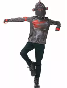 Black Knight Fortnite tričko + kukla pro teenagery
