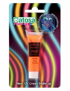 UV neonový make-up – oranžový (tuba)