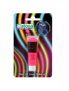 UV neonový make-up – růžový (tuba)