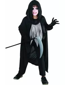 Kostým Smrtky pro děti Halloween, Velikost: 7-9 let (120-130 cm)