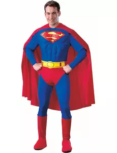 Luxusní kostým Superman pro muže, Velikost: Large