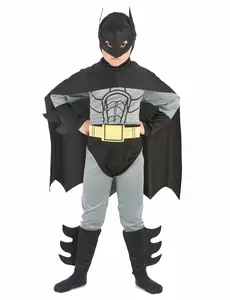Batman superhrdinský kostým pro chlapce, Velikost: 7-9 let (120-130 cm)
