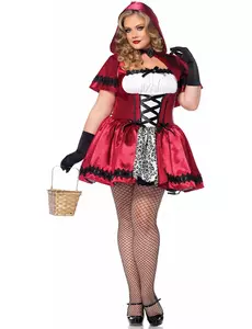 Kostým Červené Karkulky pro ženy plus size, Velikost: XXX-Large