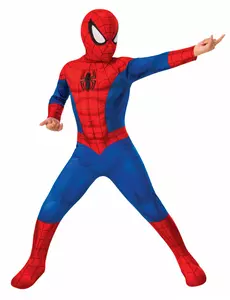 Klasický kostým Ultimate Spiderman pro děti, Velikost: 9-10 let (134 to 140 cm)