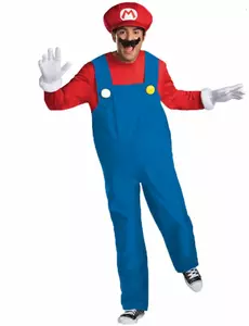 Luxusní kostým Mario pro dospělé, Velikost: XX-Large