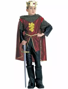 Kostým rytířského krále pro chlapce, Velikost: 8-10 let (140 cm)
