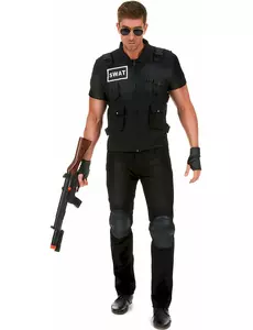 Kostým agenta SWAT pro muže, Velikost: X-Large
