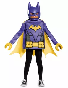 LEGO Movie® klasický kostým Batgirl pro děti, Velikost: 7-8 let (124 - 136 cm)