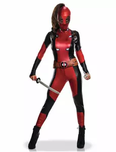 Sexy kostým Lady Deadpool pro ženy, Velikost: Small