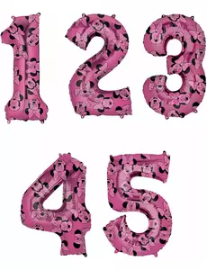 Fóliový balónek Minnie číslo 66 cm, Velikost: 5