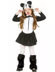 Panda tutu kostým pro dívky, Velikost: 10-12 let (142-148 cm)