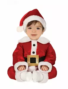 Luxusní kostým Santa Claus pro miminka, Velikost: 1-2 let (92-93 cm)