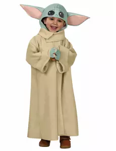 Dětský kostým Baby Yoda The Mandalorian – Star Wars, Velikost: 3-4 let (90 to 104 cm)