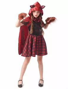 Dívčí kostým Werewolf Riding Hood, Velikost: 4-6 let (110-120 cm)