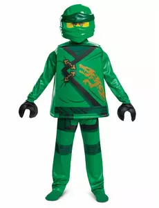 Lloyd Ninjago® deluxe kostým – LEGO děti, Velikost: 5-6 let (109 - 126 cm)