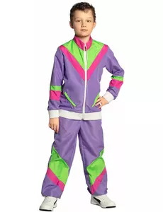 Dětský retro joggingový kostým, Velikost: 10-12 let (140-152 cm)
