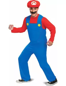 Klasický kostým Mario pro dospělé, Velikost: Medium