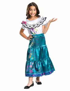Mirabel Deluxe Encanto kostým pro dítě, Velikost: 5-6 let (109 - 126 cm)