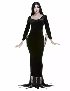Kostým Morticia Addams Family pro ženy, Velikost: Medium