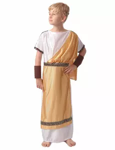 Římský zlatý kostým pro chlapce, Velikost: 4-6 let (110-120 cm)