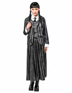 Kostým Wednesday Addams – školní uniforma pro ženy, Velikost: Medium