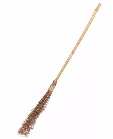 Dřevěné čarodějnické koště 88 cm