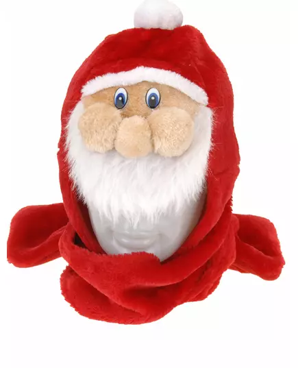Čepice Santa Clause pro dospělé se šálou