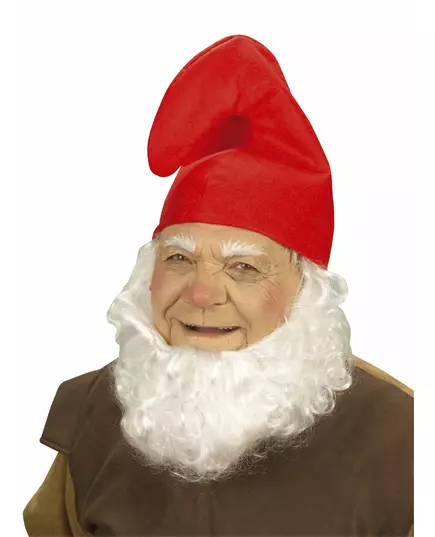Červená čepice elfa pro dospělé