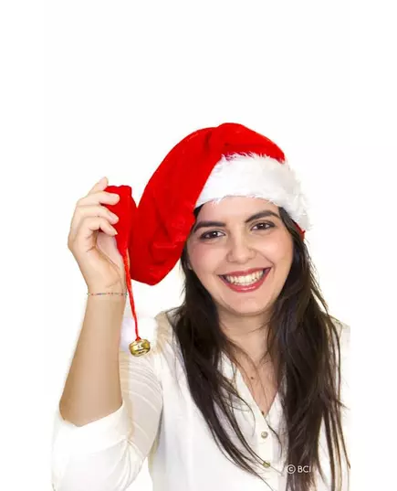 Dlouhá vánoční čepice se zvonkem pro dospělé
