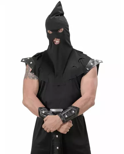 Černá katovská kukla pro dospělé