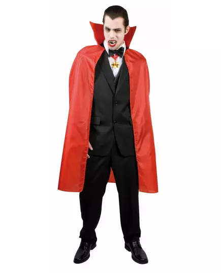 Červený upíří plášť pro muže 120 cm Halloween
