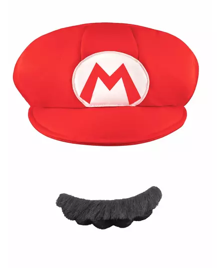 Čepice Mario s knírem pro dospělé