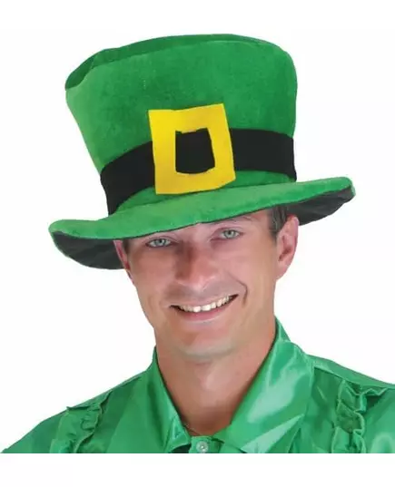 Zelený sametový klobouk St. Patrick's Day
