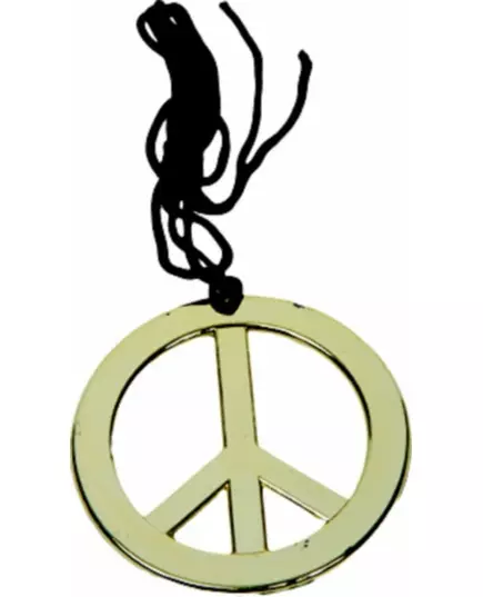 Náhrdelník pro dospělé ve zlaté barvě ve stylu hippie