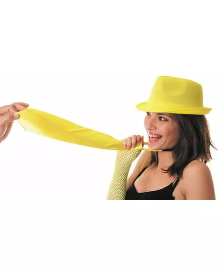 Fluorescenčně žlutá kravata pro dospělé