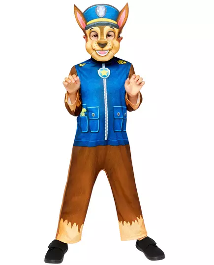 Dětský kostým a maska Chase – Paw Patrol, Velikost: 3-4 let (94-104 cm)