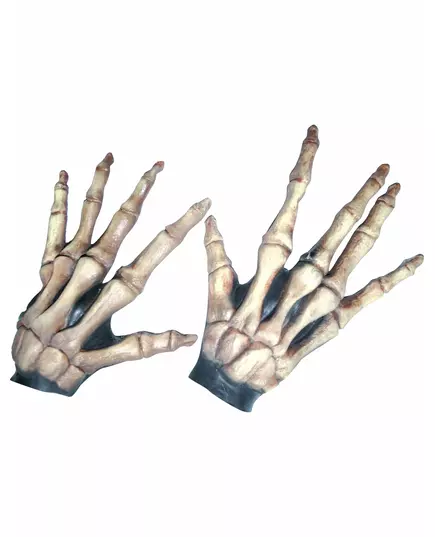 Dětské krátké rukavice z kostí kostlivce Halloween