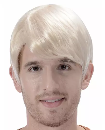 Krátká blond paruka pro muže