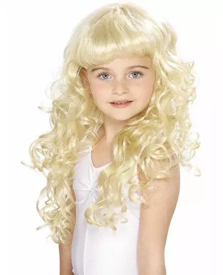 Blond paruka princezny pro dívky