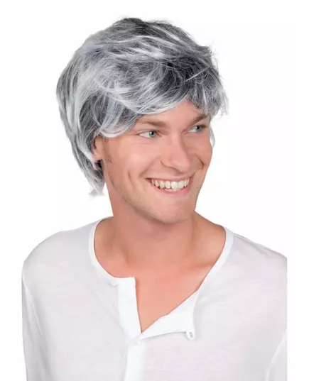 Šedivějící paruka pro muže