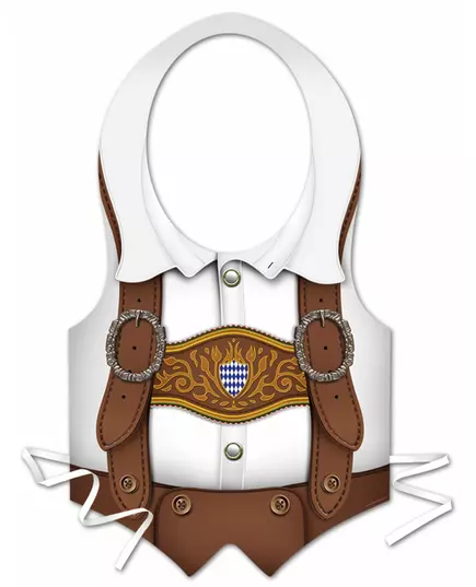 Bavorská plastová zástěra pro muže na Oktoberfest